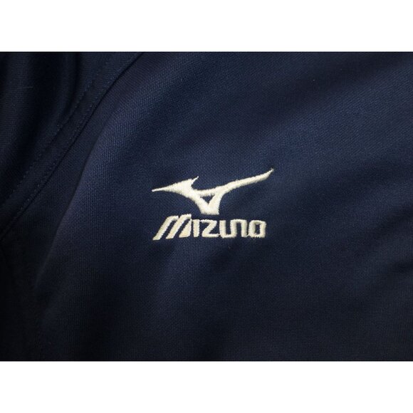 Mizuno Mens Navy Full-Zip Jacket Size M With White Accents - Athletic Polyester - Picture 3 of 11